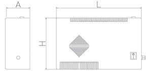 Ozongenerator für Kühlräume 30-90 mg/h
