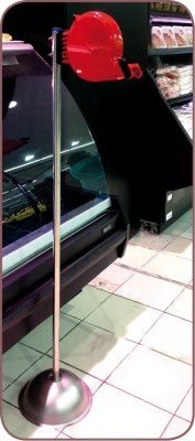 Säule aus Edelstahl für Ticketautomaten