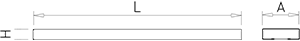 Gläserhalter aus Edelstahl