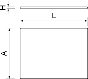 Backblech aus Edelstahl