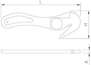 Cuttermesser Kombi (metalldetektierbar)
