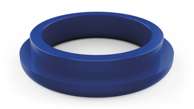 Abfallschacht blau gummiring