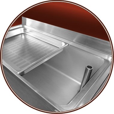 Gelochter Gastronorm Behälter 2/1 (650x530 mm) aus Edelstahl