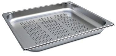 Gelochter Gastronorm Behälter 2/3 (650x530 mm) aus Edelstahl