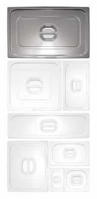 Gastronorm Behälter aus Edelstahl 1/1