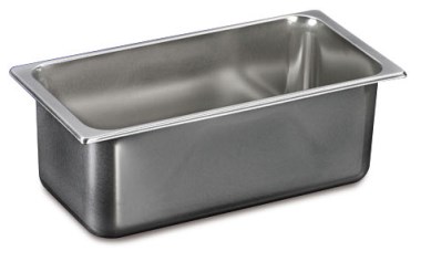 Eisbehälter aus Edelstahl