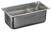 Eisbehälter aus Edelstahl