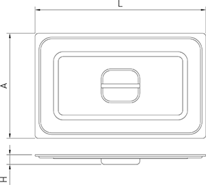 Deckel für Eisbehälter, Polycarbonat