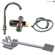 Set Armatur mit Fußbetätigung