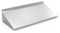 Geneigetes Edelstahwandbord für Spülmaschinenkörbe