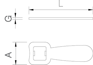 Flaschenöffner aus Edelstahl