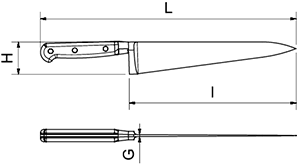 Damaskus Küchenmesser