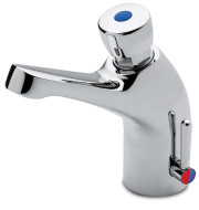 Zeitgesteuerte Mischarmatur mit Umschalter (für Warm- und Kaltwasser)