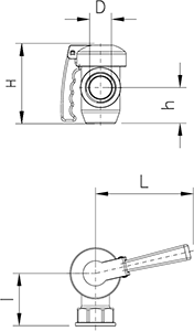 Abflussventil 1"