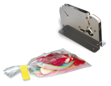 Plastiktütenschließer aus Edelstahl