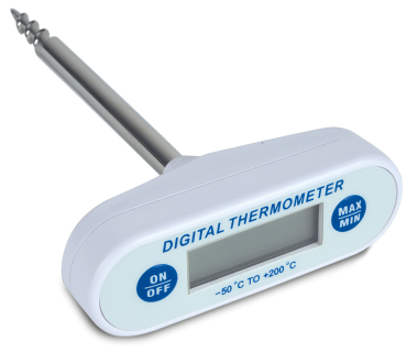 Thermometer mit Sonde zum Anschrauben