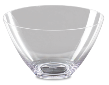 Schüssel, Schale aus transparentem Kunststoff (Polycarbonat)
