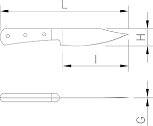 Kotlettmesser Tafelbesteck