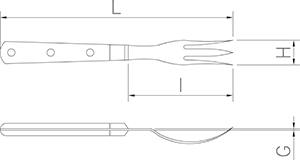 Gabel Tafelbesteck