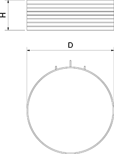 Schicht Kuchen Ring Slider