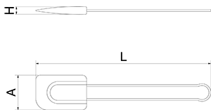 Siliconspatel mit Edelstahlgriff