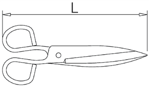 Fisch-/ Küchenschere mit Schutzkappe