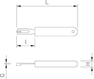 Rillenschneidemesser