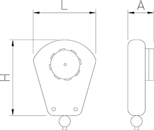 Schwinghebel für Sprühkopf