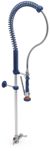 Zweiloch Spültischarmatur mit Duschkopf 1/4 Radius schwenkbar