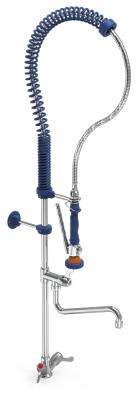 Einloch Spültischarmatur mit Wasserhahn 1/4 Radius schwenkbar