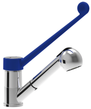 Griffhebel lang mit ausziehbarem Duuschkopf