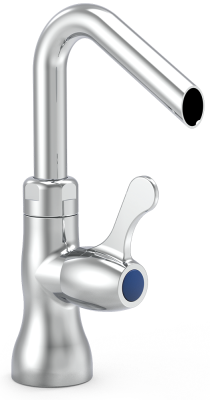 Einloch Armarur 1/4 Radius schwenkbar mit niedrigem Wasserhahn