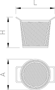 Korb Rundförmig