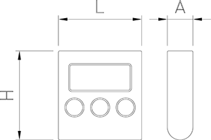 Digital Backofen-Thermometer
