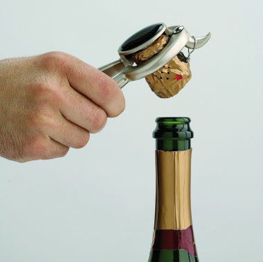 Champagner Flaschenöffner aus Edelstahl