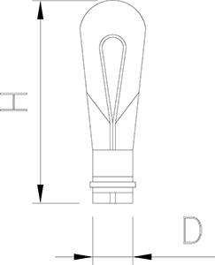 Weinausgießer aus Edelstahl