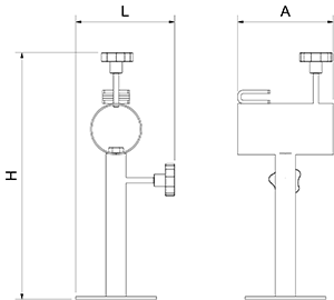 Drehbarer Schinkenhalter RT-2D
