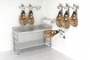Drehbarer Schinkenhalter mit Wand RT-2D