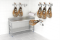 Drehbarer Schinkenhalter mit Wand RT-2D