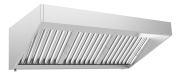 Edelstahl-Wandhaube