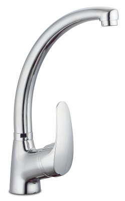 Spültischbatterie mit hohem Schaft