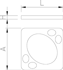 Vier-Saucen-Teller