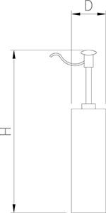 Saucenspender und Schüssel aus Edelstahl (Weiß)