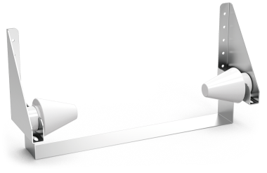 Schallgedämmt Rollenhalter für Papier oder Folie