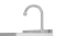 Handwaschbecken aus Edelstahl, zur Wandmontage XS