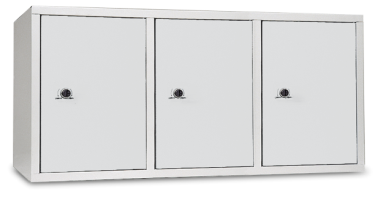 3-Tür- Schließfachschrank