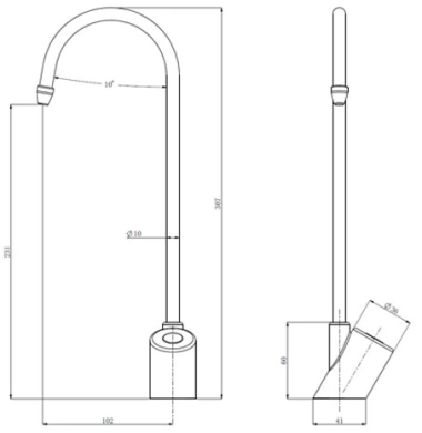 Elektronischer Wasserbrunnenfüller aus Edelstahl
