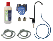 Wasserfiltersystem mit Armatur zum Nachfüllen von Flaschen