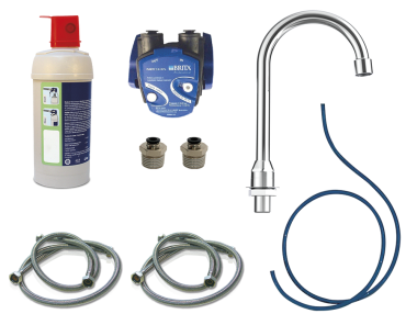 Wasserfiltersystem mit Wasserhahn