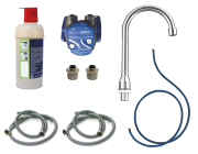 Wasserfiltersystem mit Wasserhahn